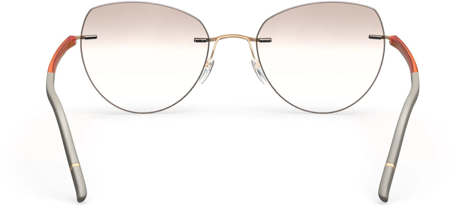 Silhouette The Wave Color Groove Demo Rimless 5567 Eyeglasses - view 109